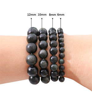 6/8/10/12mm tự nhiên đèn flash cầu vồng vòng đeo tay CHUỖI HẠT cho Tự Làm Vòng Cổ Vòng tay cung cấp làm đồ trang sức