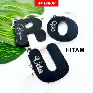 Gantungan kunci alfabet grafir nama I Rexurior