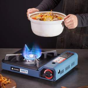 3500W Portable Butane Gas Stove Single Single Use Mini Burner Box For Camping Outdoor BBQ With Box