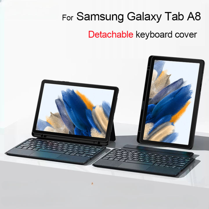 Detachable Wireless Bluetooth Backlight Keyboard Case for