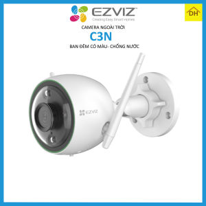 Camera EZVIZ C3N COLOR 2M 1080p Góc Rộng 2.8mm-Ban Đêm Có Màu- Chống Nước- Wifi Ngoài Trời Chính Hãng