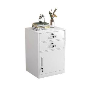 File Cabinet Office Wooden Locking Small Cabinet Mobile Storage Cabinet Drawer Cabinet Under Desk Storage Cabinet