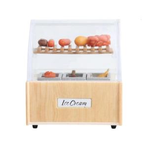 Mini Bread Model Shelf For Dollhouses Accessories Compact Display Rack With Design