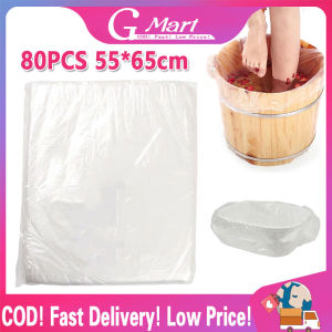 80Pcs/Set Disposable Foot Tub Liner Bath Basin Bags Feet Spa Barrel Plastic Film for Feet Pedicure Spa Skin Care Health Care HSQ-Feet-Spa-Liner