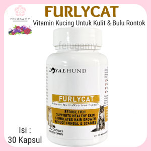 Furlycat Vitamin Kucing Kulit dan Bulu Rontok Akibat Jamur Gatal - Gatal dan Penyakit Kulit Sejenisnya Pada Hewan