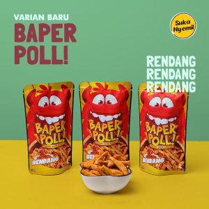 Baper Basreng Super Barbeque (50Gr) Cemilan kekinian jajanan viral basseng enak jajanan kekinian