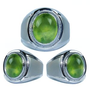 Cincin Monel Doff Natural Idocrase Sungai Dareh Kumbang Jati kaca Original