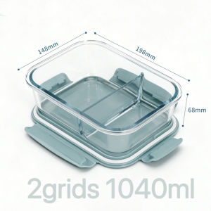 Glass Lunch Box With Divider Baunan Microwaveable Food Container Food Keeper Lunch Box For kids