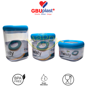 SEALWARE | TOPLES | TEMPAT PENYIMPANAN MAKANAN KEDAP UDARA ANTI TUMPAH SET 3PCS GBU
