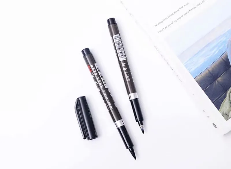 AICRANE Calligraphy Pen pcs Brush Pen Hard and Soft Tip