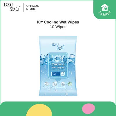 BZU BZU ICY Cooling Wet Wipes (10 Wipes)