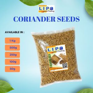 Lipa Spices Trading Coriander Seeds 1 Kilo | 500 Grams | 250 Grams | 100 Grams | 50 Grams