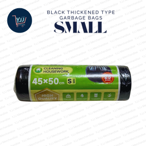 ECO KING BLACK THICKENED TYPE LEAK-PROOF USE GARBAGE BAGS ROLLS SMALL TO XXL SIZE