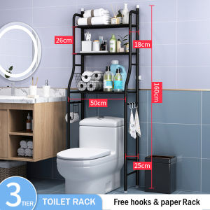 Washing Machine Rack Space Saver Toilet Rack Metal Bathroom Storage Shelf Laundry Room Shower Shelf