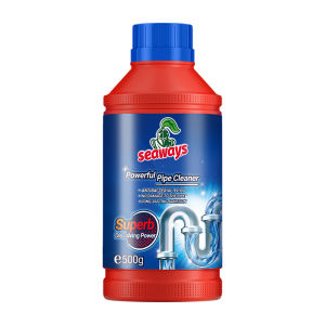 Seaways Powerful Pipe Cleaner 500g Quick dissolve residue Unclog pipes quickly Long-lasting adhesion