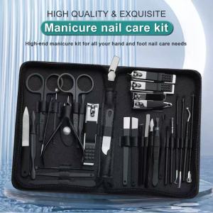 30 PCs Manicure Cutters Nail Clipper Set Household Stainless Steel Manicure Kit Nail Clippers Pedicure Nail Scissors Tool