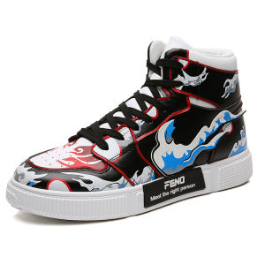 Giày sneaker Thoáng Khí Thoải Mái In Hình anime Monkey D size 35-44 Cho Nam Luffy
