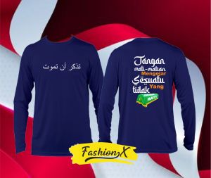 kaos pria lengan panjang Mengejar Sesuatu distro katun tc 30s premium tshirt terbaru murah