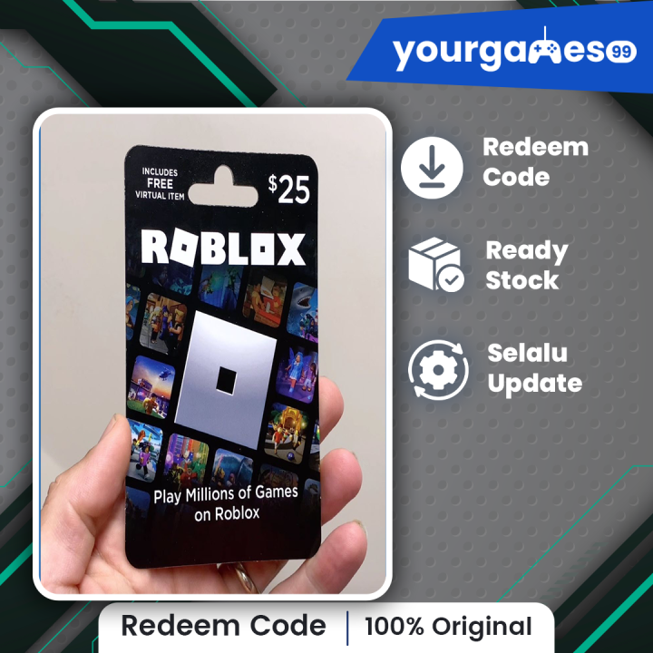 Roblox Gift Card Redeem Code [ Robux digital key ] | Lazada Indonesia
