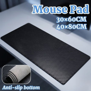 30×60/40×80CM Genuine Carbon Fiber eSport Gaming Mousepad Waterproof Anti-Slip for Office & Gaming