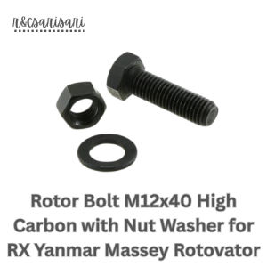 Rotor Bolt M12x40 High Carbon with Nut Washer for RX Yanmar Massey Rotovator