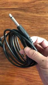 WH 【1.5m/3m/5m/10m】Electric Guitar Cable 6.35mm Mono Plug To 90° Right Angle 6.35mm 1/4" Microphone Instrument Audio Extension Cable
