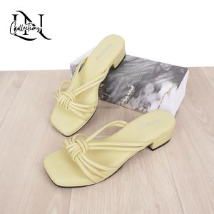LN Heels Kasual Sandal Wanita Anti Licin Bisa COD Aw003