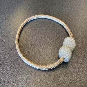Curtain Pearl Ball Curtain Tiebacks Clips Decorative Rope Holdbacks Accessory Curtain Tie Backs