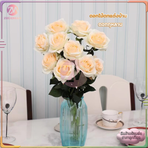 ดอกไม้ ดอกไม้ประดิษฐ์ ดอกกุหลาบปลอม กุหลาบ ดอกกุหลาบ ดอกไม้ปลอม ดอกไม้ประดิษฐ์ดอกกุหลาบ Rose ดอกกุหลาบช่อยาว ดอกไม้ตกแต่งบ้าน