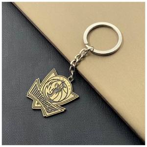 Gantungan Kunci Klub Basket Liga Amerika Bahan Logam Antikarat Basketball Metal Keychain Souvenir Oleh-oleh Hadiah Pernak-Pernik Olahraga Bola Basket