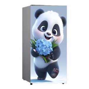 Walpaper Stiker Kulkas 1 Pintu Ukuran 120cm x 60 cm Motip Karakter cetak Sendiri Bisa COD