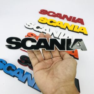 EMBLEM MOBIL SCANIA EKSTERIOR MOBIL DENGAN VARIASI TIMBUL 3D BAHAN FIBERGLASS