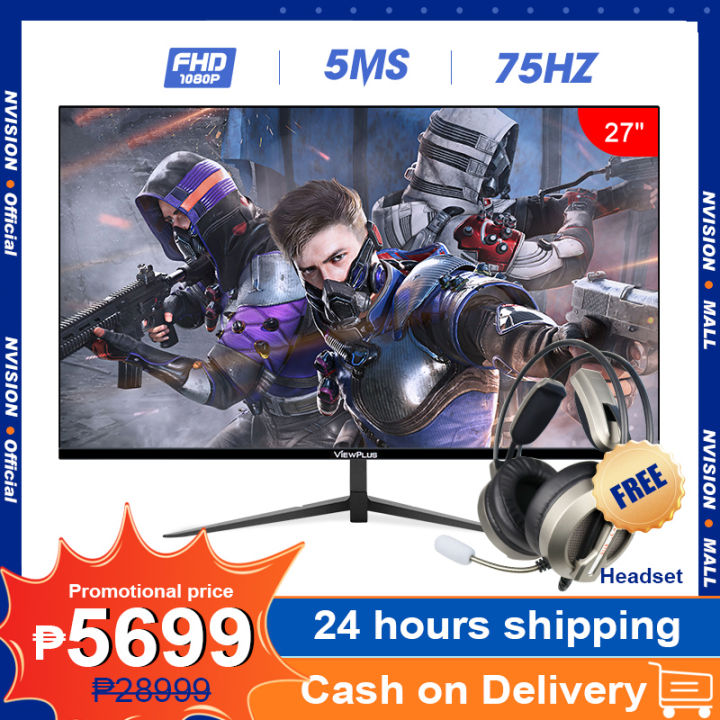 27 inch Monitor 75HZ Gaming Monitor PC Computer Monitor 5MS TN Panel
