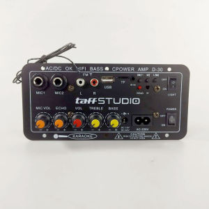 Siap Pakai Mesin Spiker Aktif Bluetooth 5.0 Angkat 12 Inch Doble Amplifier Board Speaker Ampli Karoke D10 II-OK Display Original Mic Jernih Edisi Spesial Suara Mantap