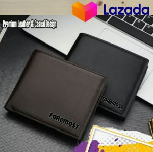 DOMPET PRIA KULIT PREMIUM EXCLUSIVE BRAND FOREMOST HIGH QUALITY IMPORT  WALLET PRODUCT SIZE PENDEK BEST SELLER COD