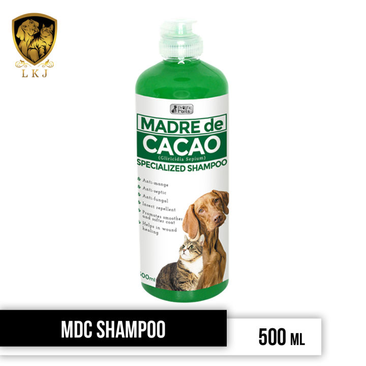 High Quality Pure Madre de Cacao shampoo 500 mL for dogs and cats, an