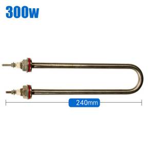 U Type Tubular Heaters / Humidification Tube For Incubators 200/300W
