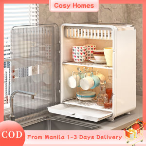 Baby Cutlery Storage Box Drain Cabinet Kitchen Waterless Water Supplies Bowls Storage Rack Baby Tableware Storage Box For Kitchen