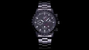 New Black Warrior watch for men fully automatic non-mechanical genuine waterproof luminous with calendar available for cross-border delivery on Douyin