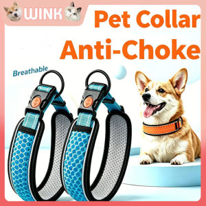 Reflective Anti-Escape Large Dog Collar Adjustable Nylon Collar for Medium and Large Dogs