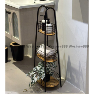 WELDON Rak Besi Penyimpanan Barang Makanan Aksesoris Serbaguna 3 Tingkat Minimalis 30x22x92cm WMO IF6950