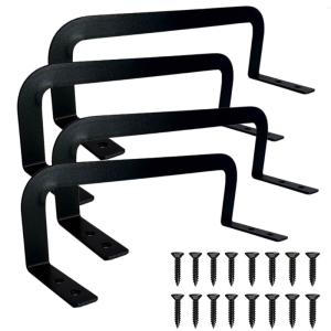 4Pieces Alloy Mattress Grippers Set for Bed Frame Stabilization and Furniture Security