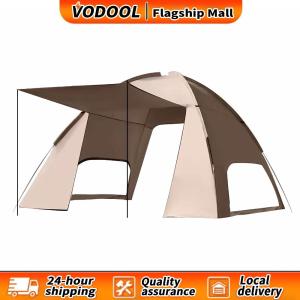 【Fast delivery】 Camping Awning Camping Canopy Dome Shelter Tent for Outdoors Camping Hiking Picnic Backpacking