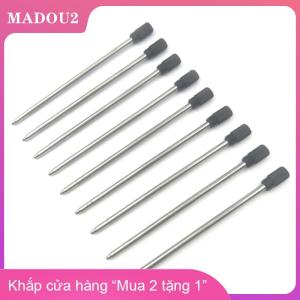 [COD] MADOU2 10pcs 70mm Màu đen Màu Xanh mực bút Refill Ballpoint thay thế cho yếu tố pha lê bút