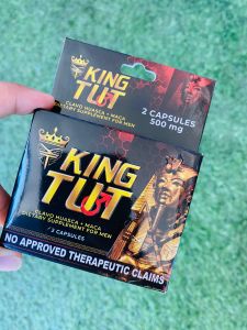 King TUT Clavo Huasca + Maca Dietary Supplement for Men 2 capsules 500mg(BEWARE OF FAKE)