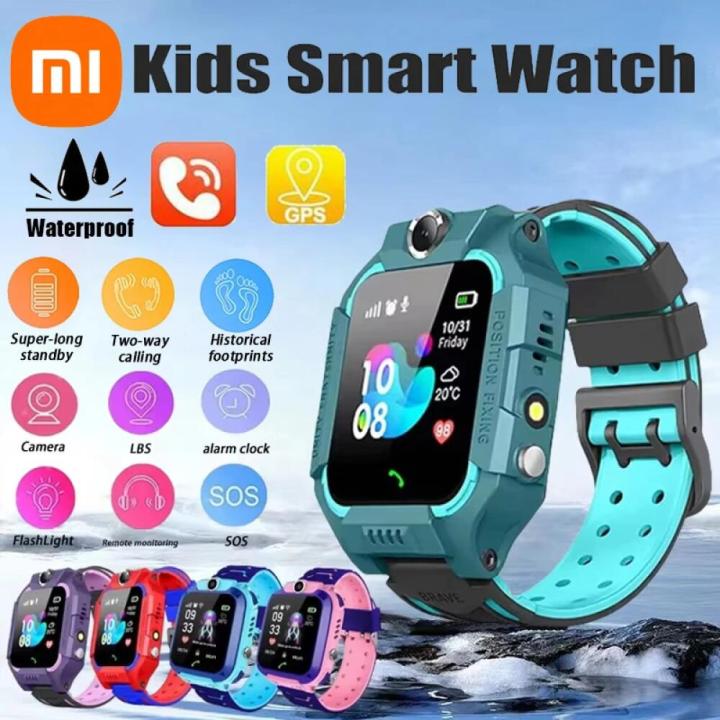 Xiaomi Kids Smart Watch SOS GPS Location Sim Card Call Child SmartWatch ...