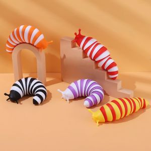Colorful Slug Snail Seal Kawaii Transform Caterpillar Fidget Toys Adult Kids Decompression Venting Childrens Educational Toys