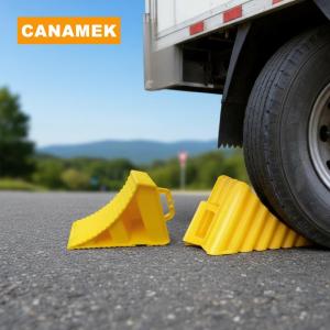 【CANAMEK】 Anti-Slip RV Wheel Stops for Secure Travel Easy-to-Use Portable Tire Brakes