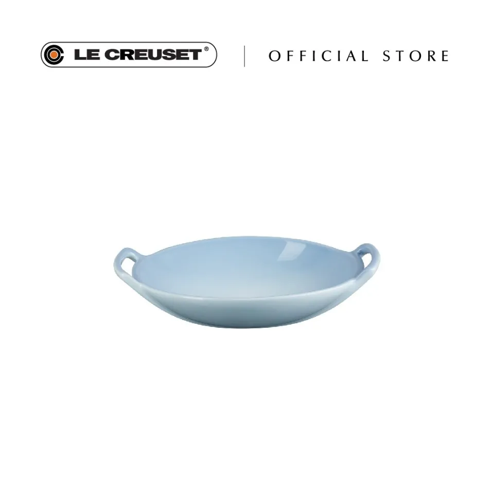 Le Creuset Stoneware Wok Dish 20cm (Coastal Blue) | Lazada Singapore