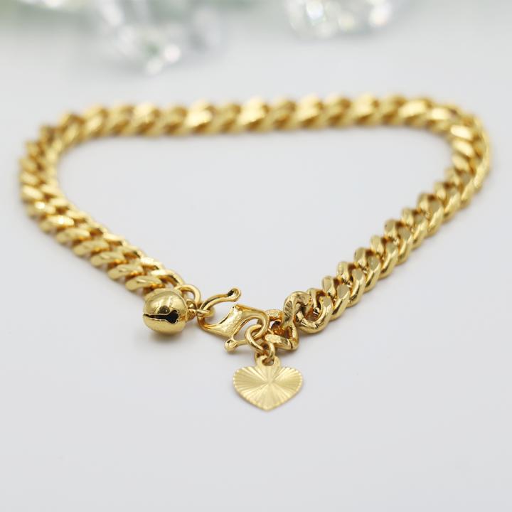 18K Gold Multi Color Thread Adjustable Coin Bracelet – Embellish Gold